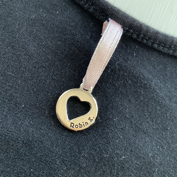 Robin K Black Knit Studded top Small - Picture 3 of 6